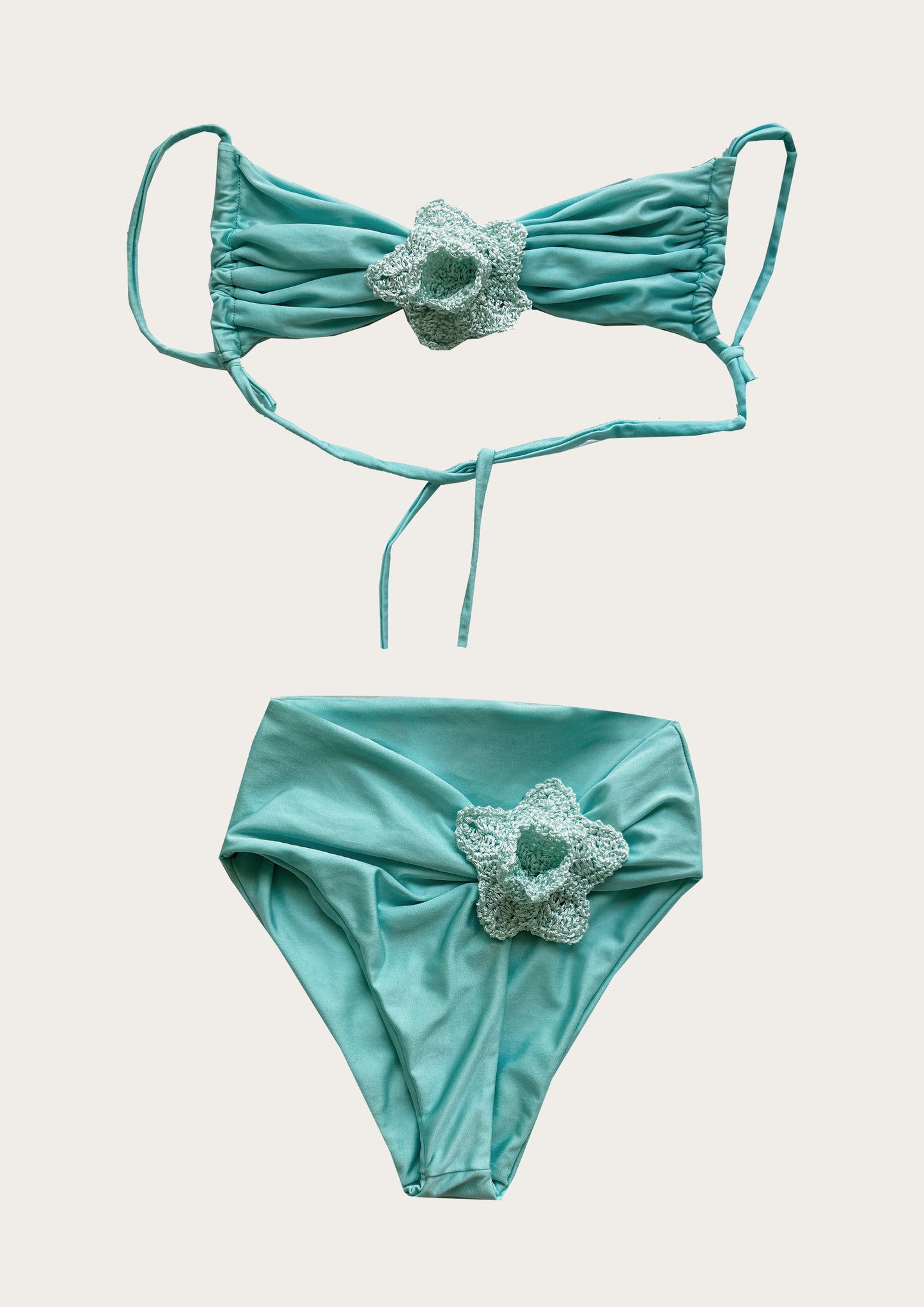 HOPELESS ROMANTIC CROCHET set Aquamarine