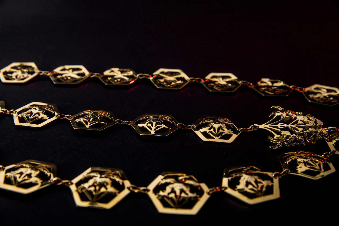 Oasis Chain Belt Gold