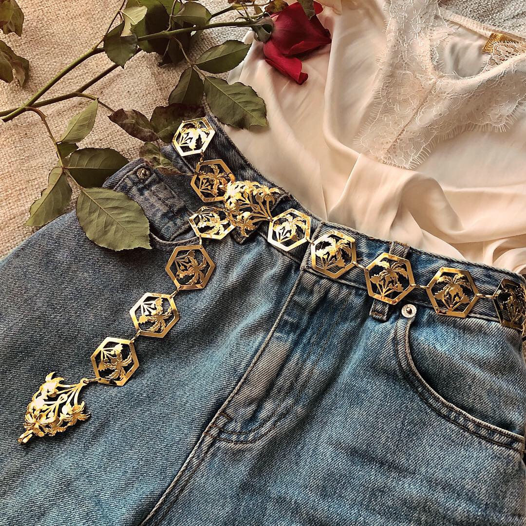 Oasis Chain Belt Gold