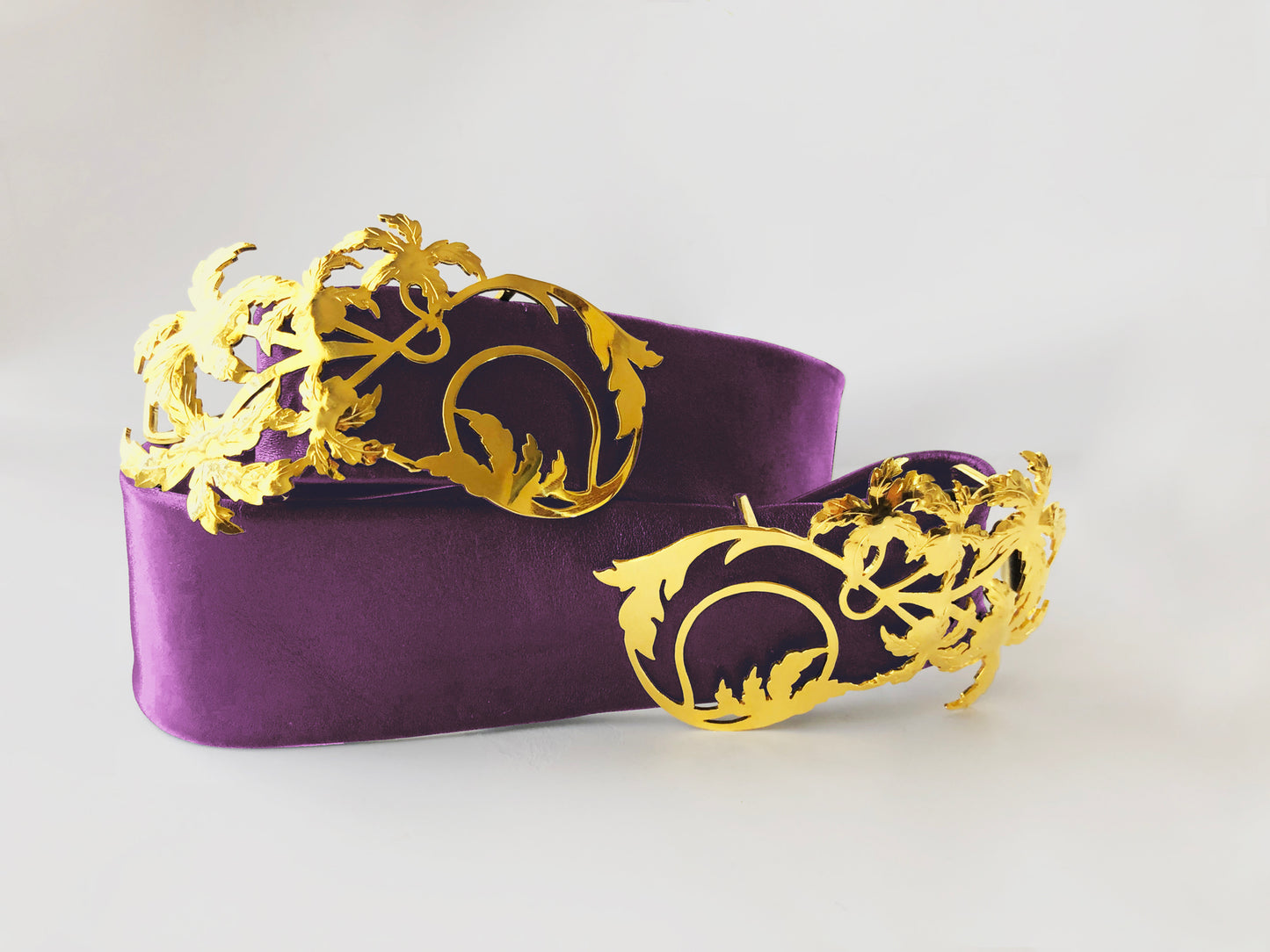 Amethyst JASMINE Belt Gold