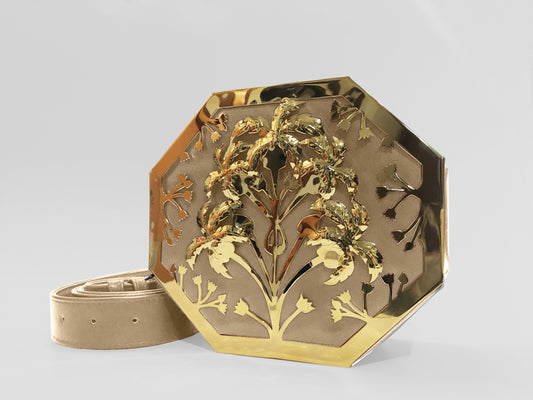 Sadaf Octapalm Interchangeable Bag Gold