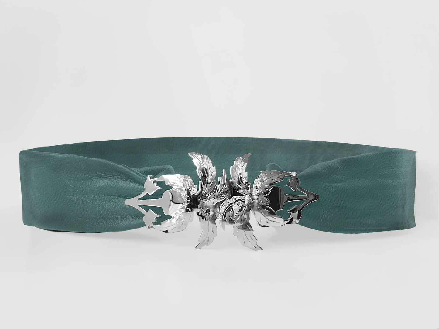 Nile Palma Belt Silver