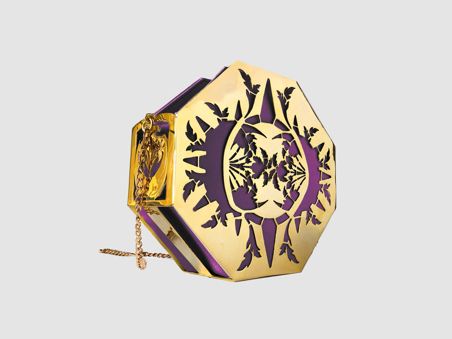 Gold Amethyst ASTRID bag