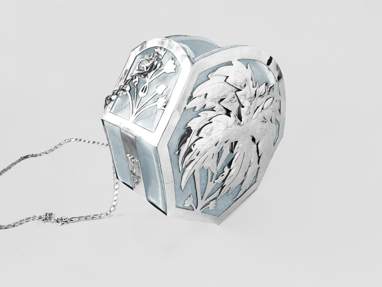 NALA bag Silver LIZ TAYLOR