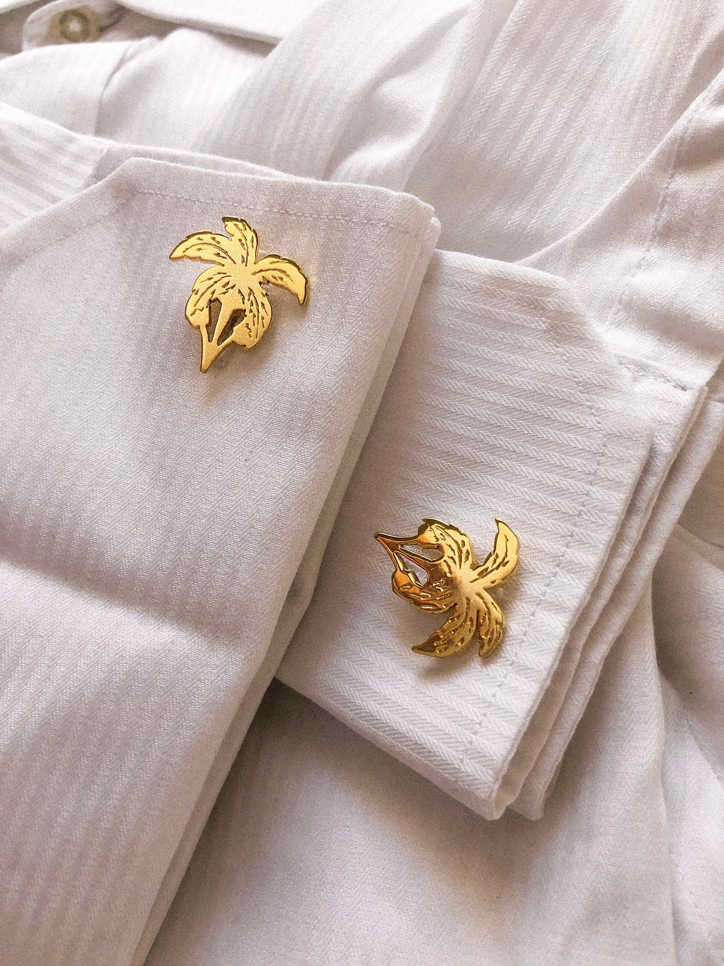 PALMA CUFFLINKS - GOLD