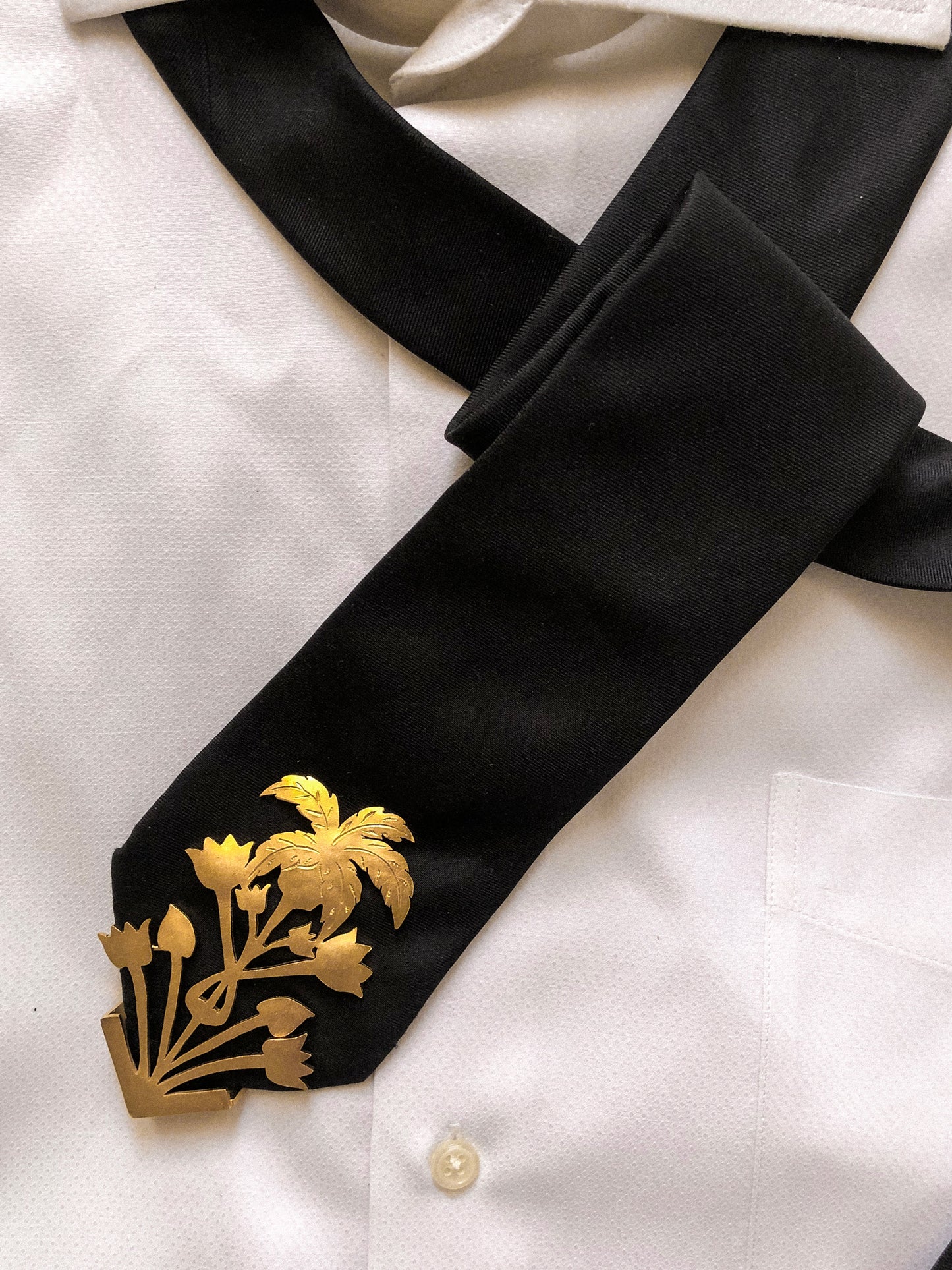Tropico Tie - Gold