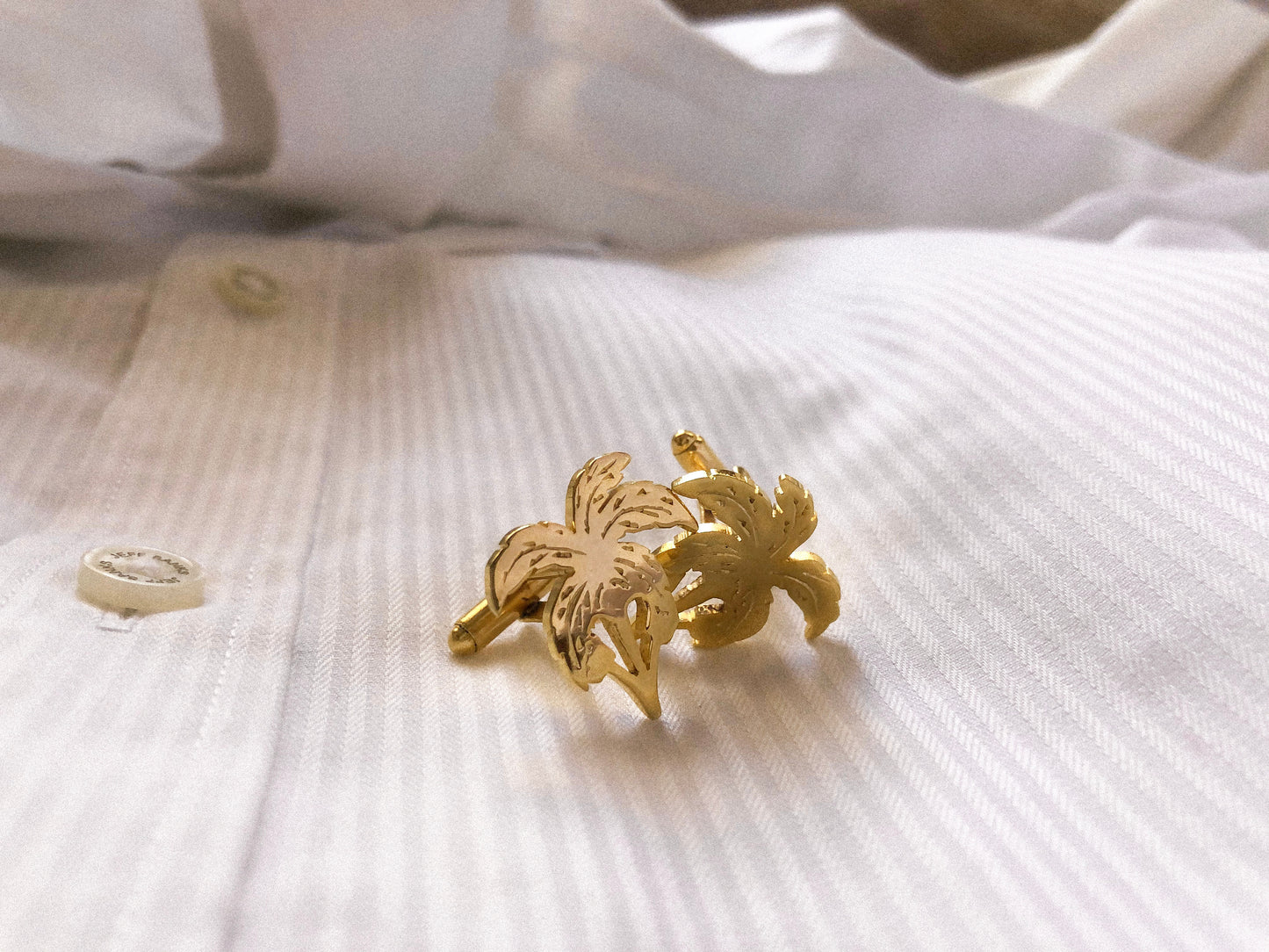 PALMA CUFFLINKS - GOLD