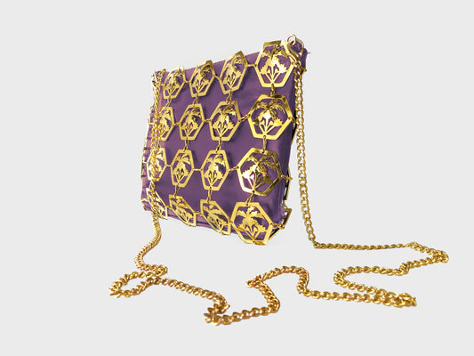 ELVIRA CLUTCH AMETHYST