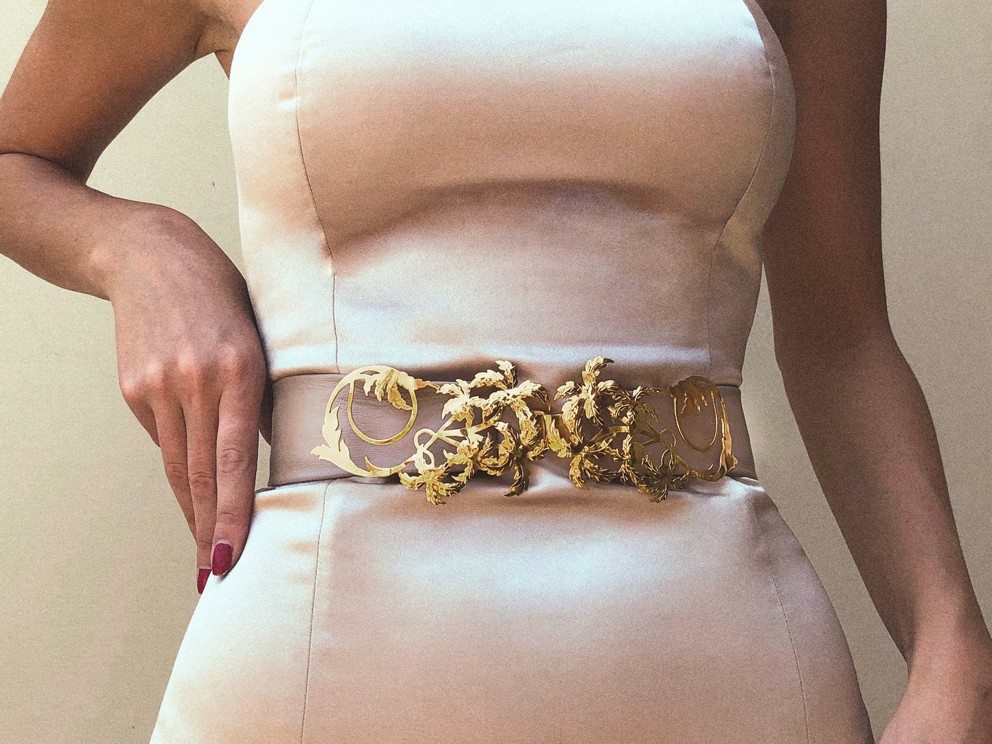 SADAF JASMINE Belt Gold