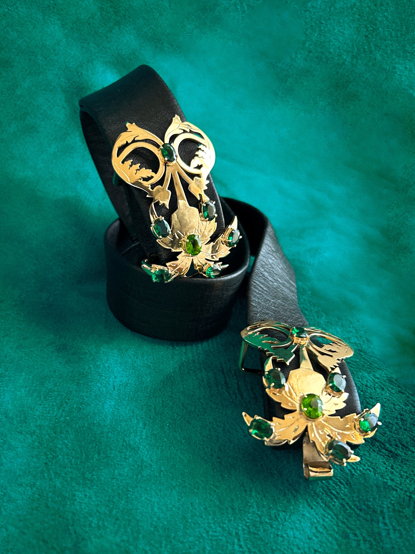 Magnifica Palma Belt Kohl Gold