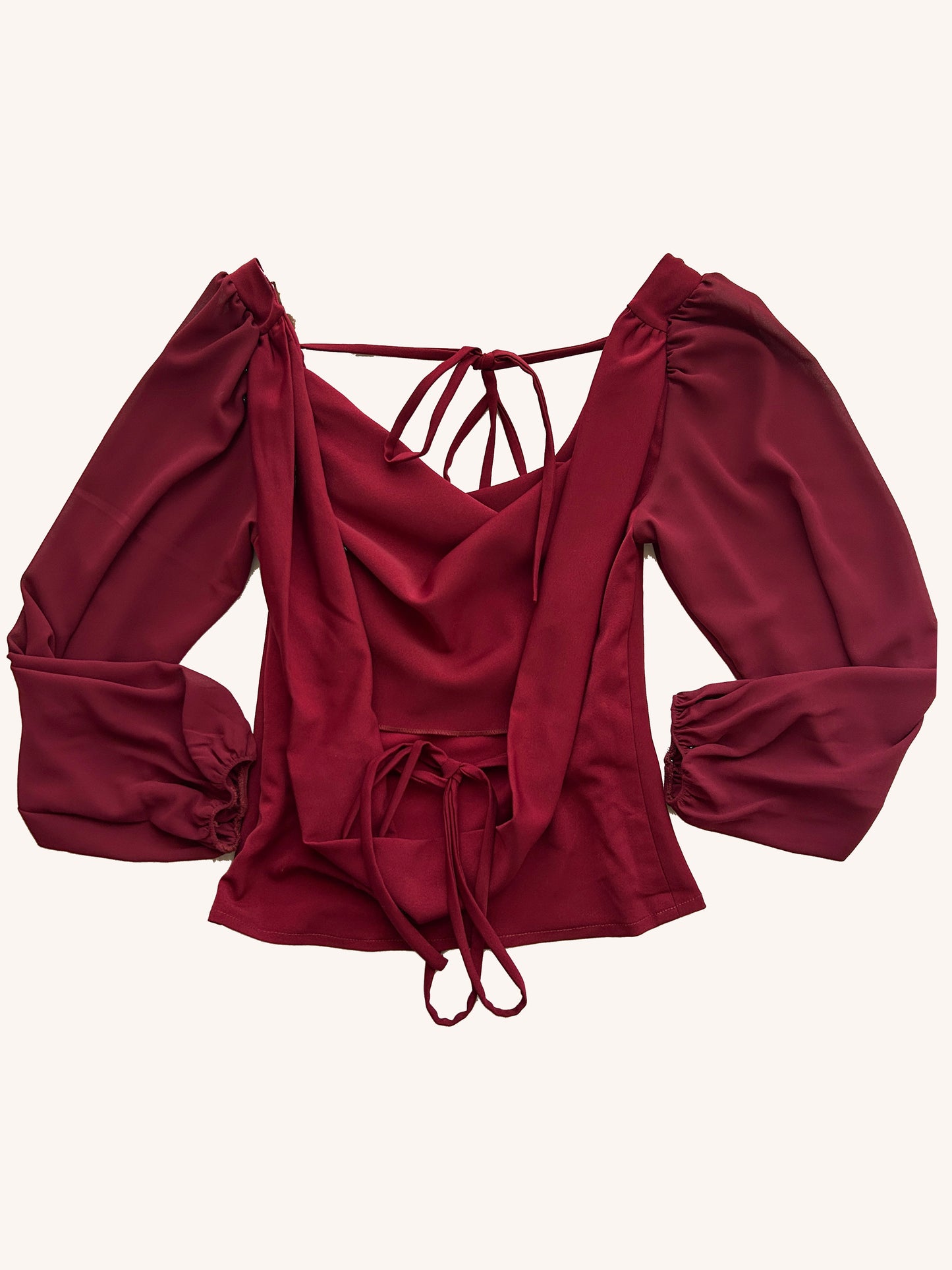 ROMANTIQUE Top in cherry