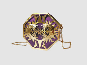 Gold Amethyst ASTRID bag