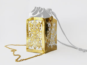 Angelica PentaPalm Bucket Bag Gold