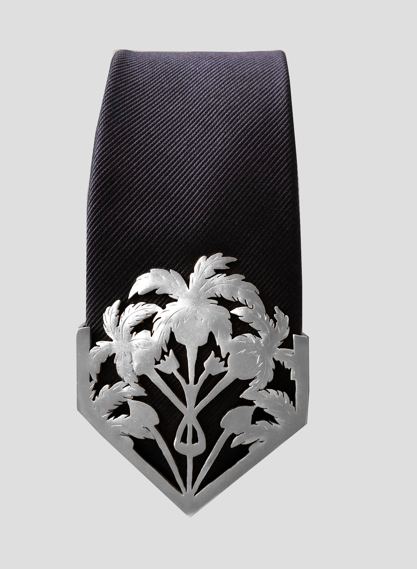 Oasis Textured Tie - Silver