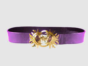 Gold Amethyst ASTRID Belt